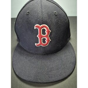 Boston Red Sox Authentic New Era MLB  Fitted kids Cap‎ Navy/Red 6 3/4